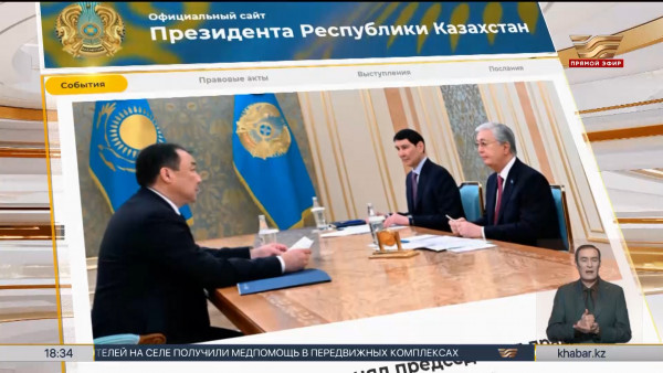 Глава государства принял председателя правления АО &laquo;НК &laquo;ҚТЖ&raquo; Нурлана Сауранбаева