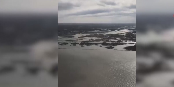 БҚО мен Ақтөбе облысының шекаралас ауылдары су астында қалды