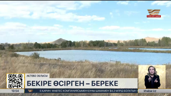 Ақтөбелік зейнеткер балық шаруашылығын дамытып отыр