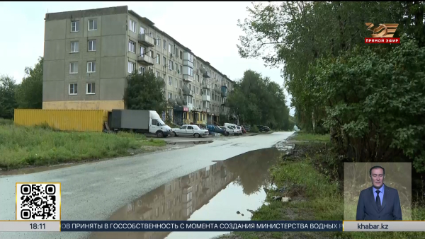 Новый водопровод вышел из строя в поселке Белоусовка ВКО