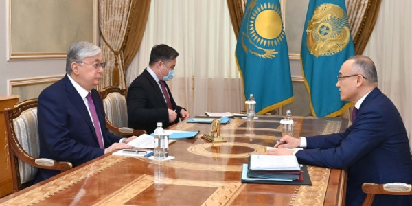 Президент Ұлттық банк төрағасын қабылдады