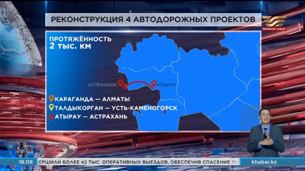 12 тысяч километров дорог отремонтируют в Казахстане