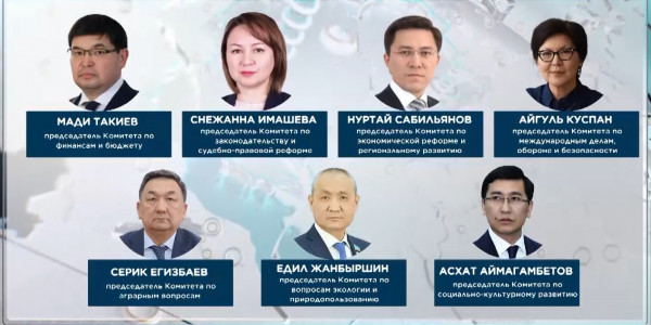 На первом пленарном заседании депутаты Мажилиса нового созыва избрали должности