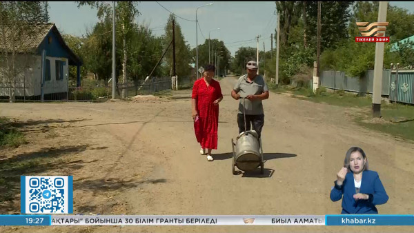 Жетісу облысында ауыл тұрғындары суды тасып ішеді
