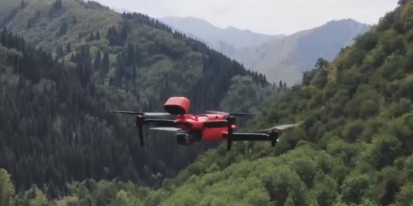 Алатауға өрт қауіпсіздігін қадағалушы әмбебап дрон ұшырылды