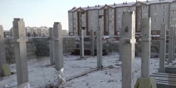 Петропавлда емхана құрылысы кешеуілдеп тұр