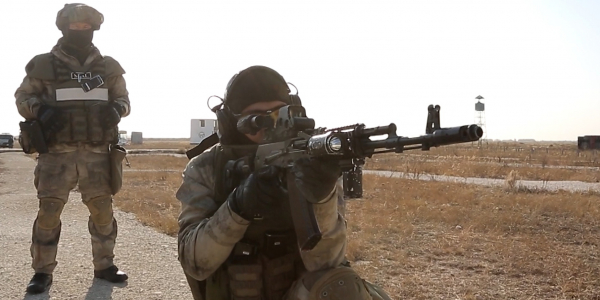 &laquo;Бүркіт&raquo; арнайы мақсаттағы жасағының жауынгерлері. &laquo;Patriot&raquo;