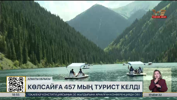 Көлсайға 457 мың турист келді