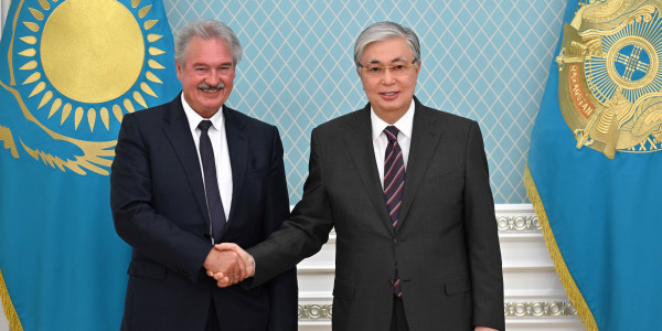 Касым-Жомарт Токаев принял министра иностранных дел Люксембурга