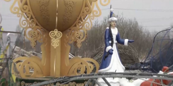 Ел солтүстігінде миллиондаған қаржыға жасалған декорациялар бүлініп жатыр