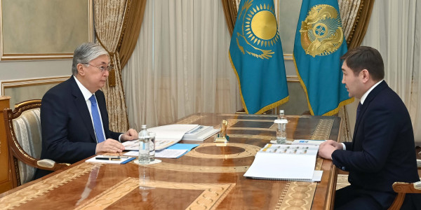 Президент принял акима Шымкента Мурата Айтенова