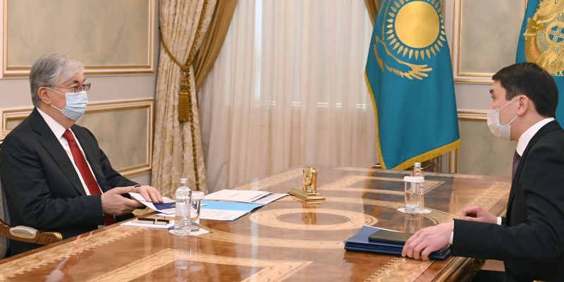 Президент РК встретился с главой «КазМунайГаза»