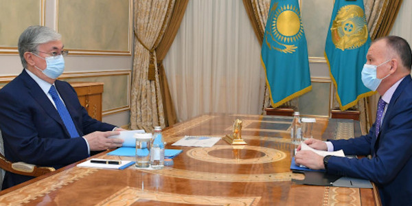 Қ. Тоқаев Орталық сайлау комиссиясының төрағасы Б. Имашевті қабылдады