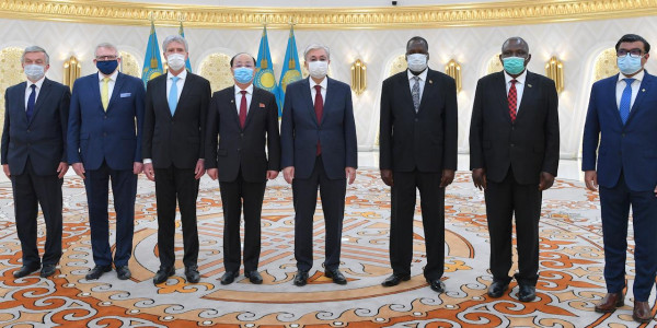 ҚР Президентіне 7 мемлекеттің жаңадан сайланған Төтенше және Өкілетті Елшісі сенім грамотасын табыстады