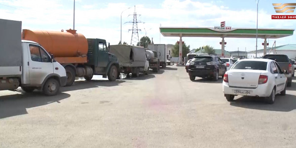 Ақтөбеде автогазға ұзын-сонар кезек пайда болды