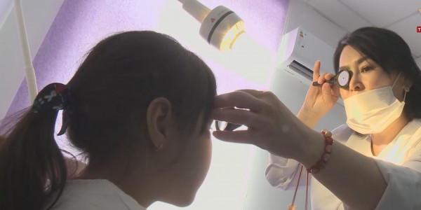 Балалар арасында көз ауруы белең алып барады