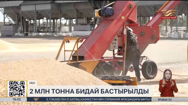 СҚО-да 2 млн тонна бидай бастырылды