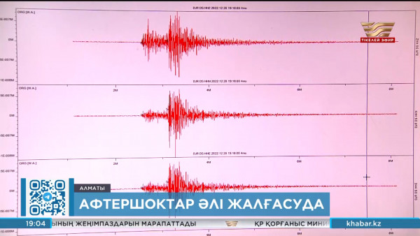 Алматыда афтершоктар әлі жалғасып жатыр