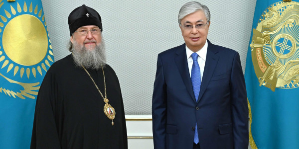 Президент Астана және Қазақстан митрополиті Александрды қабылдады