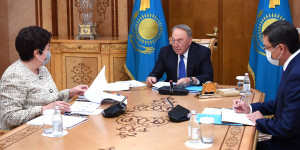Н. Назарбаев принял председателя правления АОО «Назарбаев Интеллектуальные школы»