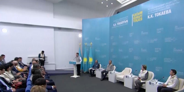 Члены штаба кандидата Токаева встретились с населением Алматинской области