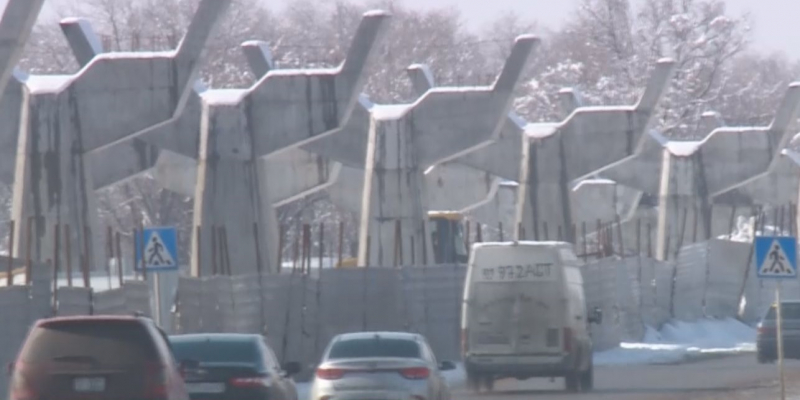 В Алматы затягиваются сроки сдачи новой транспортной развязки