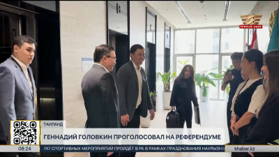 Геннадий Головкин проголосовал на референдуме в Таиланде