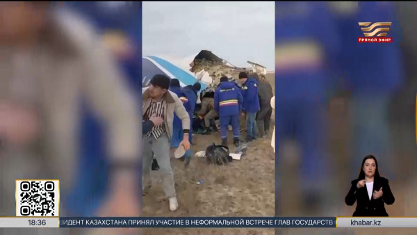 Уголовное дело возбуждено по факту крушения самолета вблизи Актау