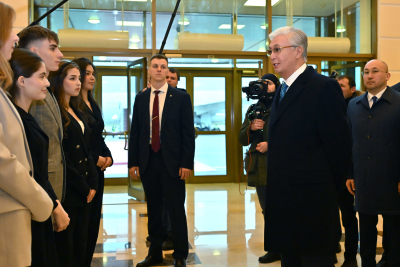 Президент Мәскеу мемлекеттік халықаралық қатынастар институтының студенттерімен әңгімелесті