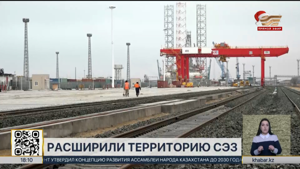 Срок действия СЭЗ «Морпорт Актау» продлён до 2053 года