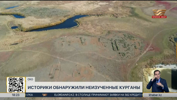 Историки обнаружили неизученные курганы в СКО
