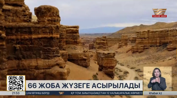 Туризмді дамыту үшін 66 жоба жүзеге асырылады