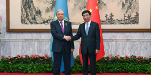 Президент Казахстана провел переговоры с Председателем ВК НПКСК