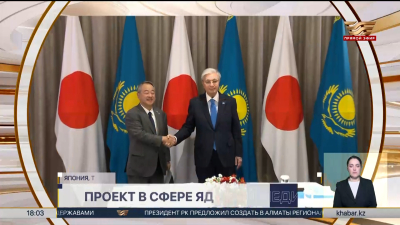 Глава государства встретился с главами крупных японских компаний в Токио