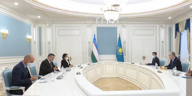 К. Токаев принял председателя законодательной палаты Олий Мажлиса Узбекистана