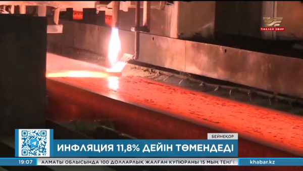 Инфляция деңгейі 11,8% дейін төмендеді