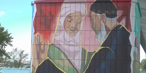 Семейде тұрғын үйлердің сыртын суреттермен безендіру ісі басталды