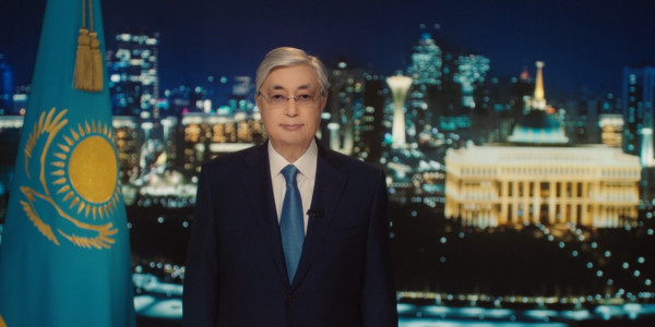 Новогоднее поздравление Президента РК Касым-Жомарта Токаева