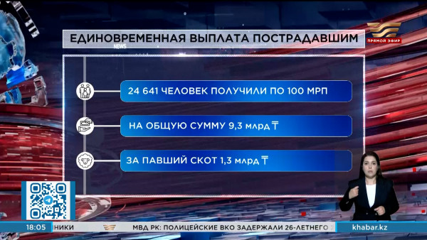 Паводки в Казахстане: более 24 тыс. семей получили единовременную выплату
