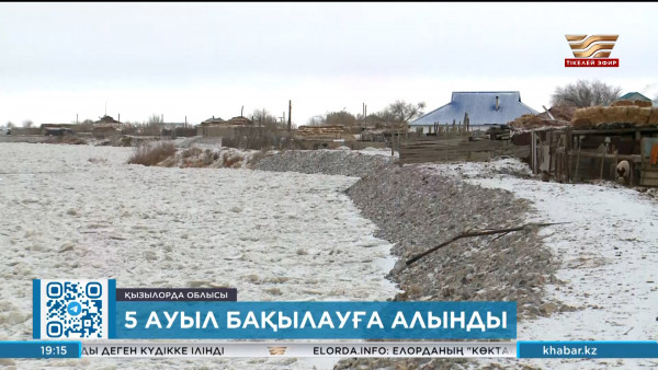 Қызылорда облысында 5 ауыл бақылауға алынды