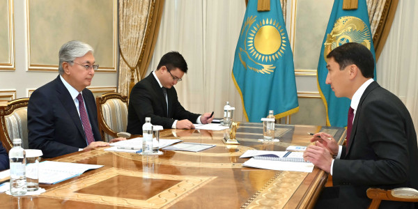 Президент принял председателя правления АО НК &laquo;КазМунайГаз&raquo;