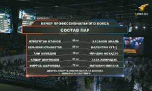 &laquo;Вечер профессионального бокса&raquo;. 24.09.2016