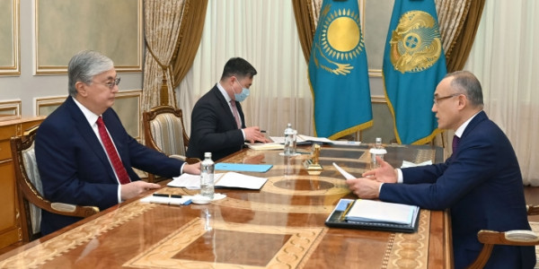 Мемлекет басшысы Ұлттық банк төрағасы Ғалымжан Пірматовты қабылдады