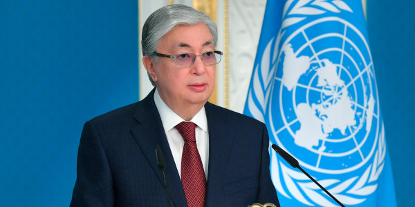 К. Токаев принял участие в онлайн-форуме ООН