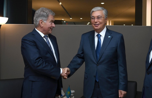 Қ. Тоқаев Финляндия Президенті Саули Ниинистёмен келіссөз жүргізді