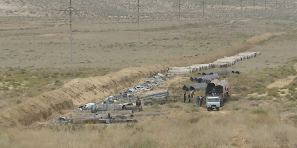 На водомагистрали Кызылординской области не прекращаются кражи