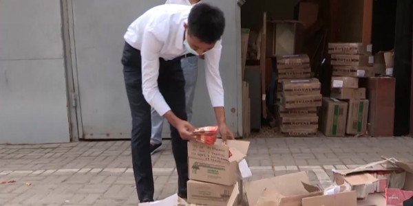 Контрафактная продукция была на прилавках в Шымкенте