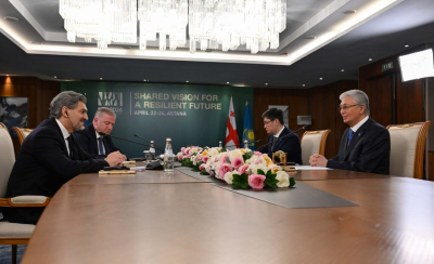 Глава государства провел встречу с Президентом Грузии Михаилом Кавелашвили