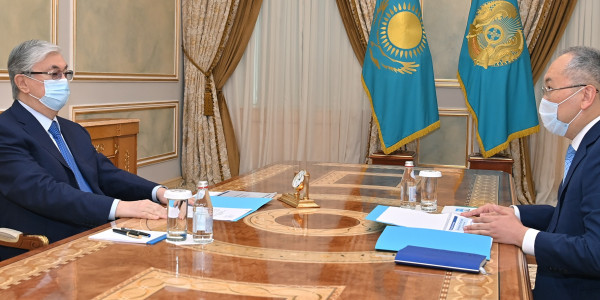 Президент РК принял председателя Агентства по финмониторингу