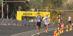 Состоялось масштабное соревнование бегунов «Алматы марафон»